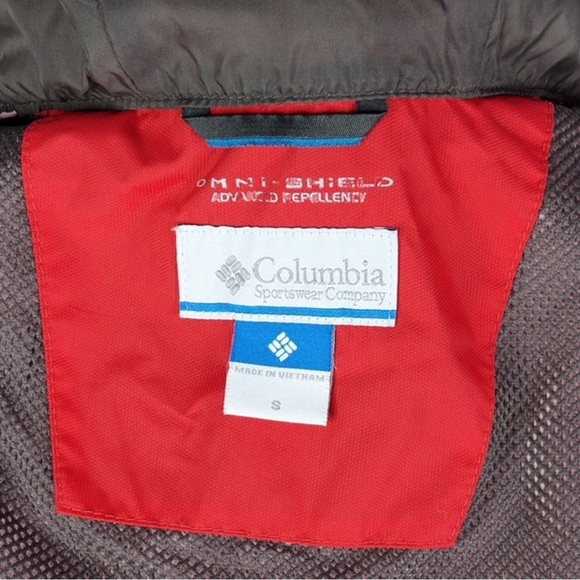 Columbia Pardon My Trench Rain Jacket sz S * Rain Shell Lightweight Belted Hood - Picture 7 of 9